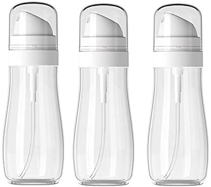 Aurdox spritzer spray bottles 100ml, Water Mister Clear spritz Bottle, Aerosol Fine Mist Curly Spray Bottle Empty for face, hair, Cleaning-3 PCS