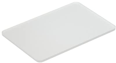 BAUHELD® Universal Unterlegplatten 60x40x 1.5mm [250 Stück] - Weiße Unterlegplättchen aus Kunststoff [Made in Germany] - Als Abstandhalter, Kunststoffplatte, Unterleger oder Verglasungsklötze geeignet