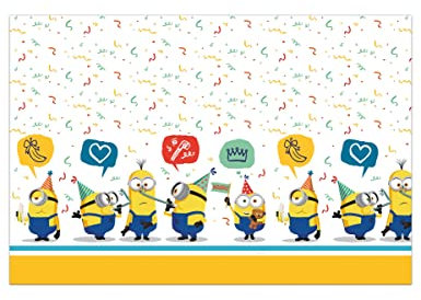 Procos- Tovaglia plastica Minions Rise of GRU (180x120cm) Folat Mantel Minions-180x120 cm, estampado, Multicolor (92137P)