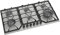 PremierTech Piano Cottura a Gas 6 fuochi, 90 cm, Acciaio Inox, Incasso 83 x 49cm, Doppio Bruciatore Wok, Supporti in Ghisa professionali, predisposto Metano e Kit Ugelli GPL inclusi, PC906