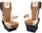 PRESTIGE LINE Sitzbezug für DAF 106 XF ab 2013 - LKW Sitzbezug Beige - Beifahrersitz Ungepolstert - Zubehör