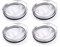 12oz stemless wine tumbler lid replacement (4 Pack)，2.9 inch diameter spill proof，for Sivaphe and Corkcicle Double-wall Stainless Steel Travel Coffee Mug