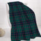 BaoNews Plaid Doux à Carreaux écossais, Vert, en Tissu sergé tissé Chaud, léger et Lavable, jeté de lit pour Adulte, canapé, lit, Chambre à Coucher, Salon, dortoir, 150 x 130 cm