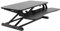 VIVO Standing 81 cm Desk Converter, Height Adjustable Riser, Sit to Stand Dual Monitor and Laptop Workstation with Wide Keyboard Tray, Carbon Fiber