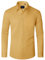 J.VER Mens Shirts Long Sleeve Dress Non Iron Casual Shirt Stretch Regular Fit Work Formal Business Button Down Shirts with Pocket Yellow XL