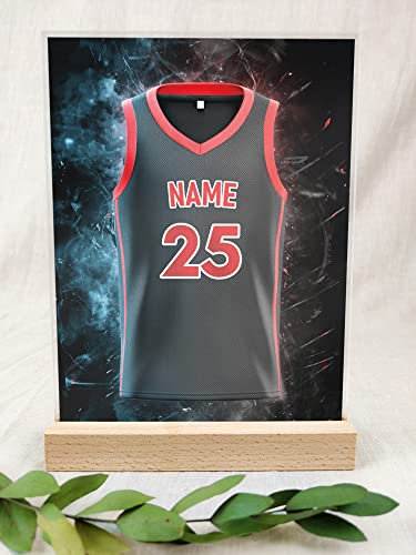 Toronto Fanartikel Acryl Tafel - Personalisiertes Geschenk, Basketball Geschenke Jungen, Basketball Trikot, Fanartikel, Fanartikel Kinder, Fan Geschenke