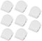 Magnetic Clips, 8Pcs Whiteboard Fridge Strong Magnets Clips for House Kitchen Office School Supplies - White