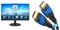 PHILIPS 271V8La - 27 Inch Fhd Monitor, 75Hz, 4Ms, Va, Speakers(1920 X 1080, 250 Cd/M2 & HDMI Cable 8K / 4K – 0.25m – with A.I.S Shielding – Designed in Germany (supports all HDMI devices like PS5/Xbox