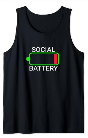 Social Battery ist Leer Tank Top