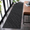 Biscpro Hallway Runner Rug Non-Slip 50x150cm Absorbent Dirt Trapper Rug Durable Rubber Backing Carpet Soft Machine Washable Long Door Mat Runner Rug for Entryway Laundry,Hallway,Patio Room-Dark Grey