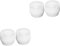 MAGICLULU 4 Sätze Babypuder Gesichtsschwämme Körperpuderquaste kinderspfa baby pulver portionierer Badeschwamm Puderquaste für Neugeborene Baby-Talkumpuderquaste ein Bad nehmen Kosmetik Fall