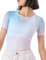INBIKE Fahrradtrikot Radtrikot Rennrad Trikot Funktionsunterhemd Sportshirts Damen Kurzarm Fahrradbekleidung Sommer Atmungsaktiv Feuchtigkeitstransport Schnell Trocknend Blau XL/2XL