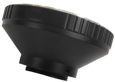 TUBBEK Nik - C for Nikon F-Mount-Handobjektiv C-Mount-Kamera CCTV-Videorecorder Metall-Mount-Adapterring Fokus auf Unendlich