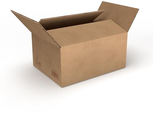 RaKuPack Versandkarton 250 Stück Faltkarton 400x300x200mm Außenmaß (40x30x20cm) Verpackungskarton Warensendung Karton braun Faltschachtel Pappkarton Versandschachtel Kartonage verschiedene Größen