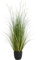 JonesHousaeDeco D463C01 Herbe Artificielle Blanche de 120 cm, Plantes d'intérieur en Pot, Faux Feuillage décoratif, Facile d'entretien, Parfait pour Donner Vie aux espaces intérieurs