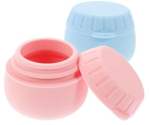 Beatifufu 2stücke Silikon Toilettenflaschen Auslaufsichere Reisebehälter Für Kosmetik Und Schmuck Multifunktionale Aufbewahrung Kompakte