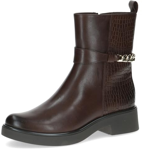 CAPRICE Damen Stiefeletten aus Leder mit Blockabsatz