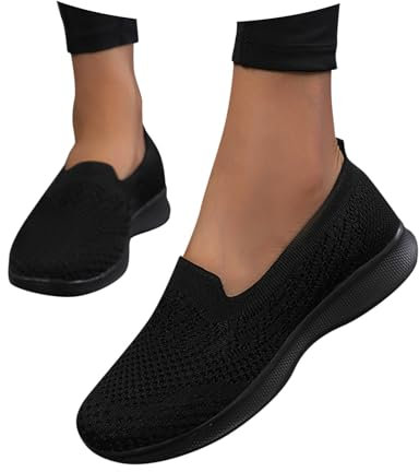 Sommerschuhe Damen,Damen Sportschuhe Rutschfest Atmungsaktiv Leichtgewichts Laufschuhe - Turnschuhe Sneaker Outdoor Running Tennis Walkingschuhe Straßenlaufschuhe Fitness Jogging Hallenschuhe