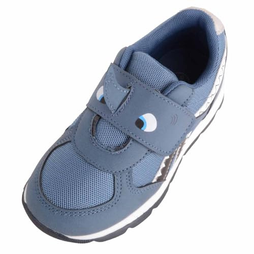 ABSOLUTE FOOTWEAR Childrens Kids Touch and Close Novelty Sports Trainers Sneakers