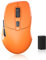 KYSONA Wireless Gaming Mouse, 26000 DPI, 8K Polling Rate, Tri-Mode 2.4GHz/USB-C/Bluetooth Ergonomic Mouse, Web-driven, Ice-cooling Coating, Rechargeable Gaming Mice for Laptop/PC/Mac/Tablet, Orange