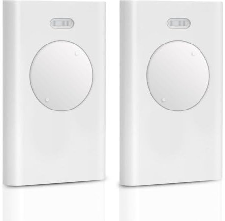 2 Pièces Telecommande Porte de Émetteur de Garage 868MHz,Telecommande Portail 2 Canaux Compatible avec XT2 868 SLH LR, XT2 868 SLH(Blanc)