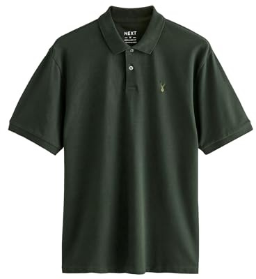NEXT Herren Reguläre Passform Piqué-Poloshirt