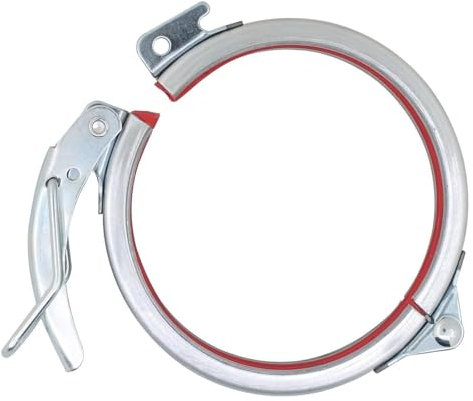 Colliers de serrage en acier inoxydable, colliers de serrage for tuyaux, anneau de serrage for baril SS/galvanisé, diamètre de 80 à 400 mm, collier de serrage réglable for tuyaux, collier de serrage à