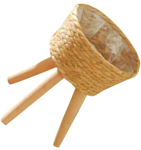 UPKOCH Support de Pot de Fleurs Tissé Panier de Plantes Élégant pour Décoration Intérieure et Extérieure pour Balcon et Jardin