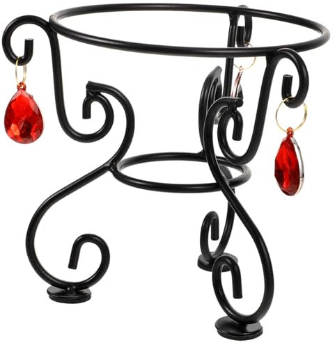 HAMPPLIES Gartenkugelständer Aus Metall Für Draußen Gartenkugel-präsentationsständer Metallkugelsockel Für Kristallkugeln Globusständer Zum Aufstellen Und Präsentieren