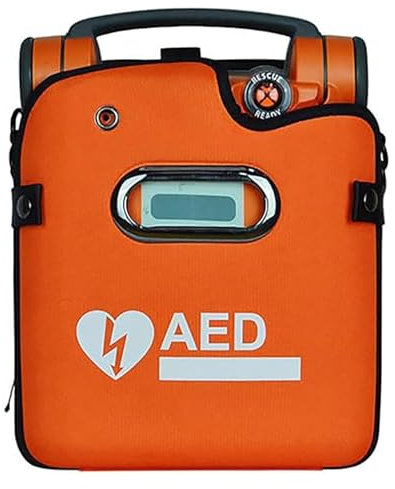 COYEUX Tragbare AED-Defibrillator-Aufbewahrungstasche, Notfall-Instrumentenbehälter, für Zuhause, Büro und öffentliche Sicherheit