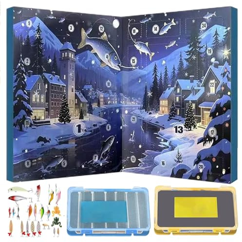Adventskalender für Weihnachten, Outdoor-Ausrüstung, 24 Tage, für Männer, Freund, Ehemann, Vater, Urlaub, Geburtstag