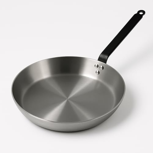Samuel Groves 10-Inch Deep Frying Pan | 400 Series Aluminium Skillet | Fast & Even Heating, Lightweight & Durable | Ideal for Sautéing, Stir-Fry, Shallow Frying | Ergonomic Handle