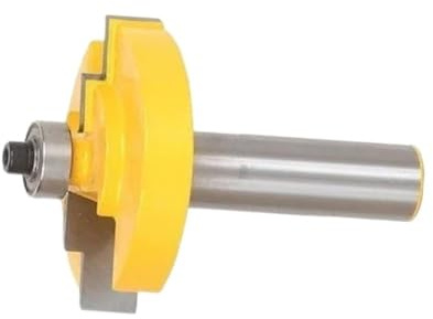 1piece Stepped Rabbet Router Bit with 12.7mm Shank, Carbide Tipped Milling Cutter for Picture Frame Cutting