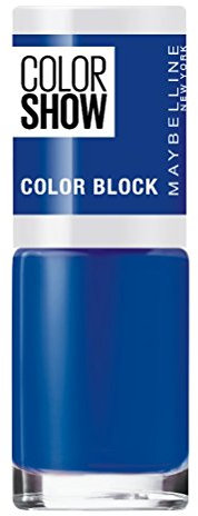 Maybelline New York Color Show Color Block Polish 487 Blue Blocks