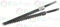 Moulinex kit 2 lame seghettate surgelati per coltello elettrico Secanto DJAC41