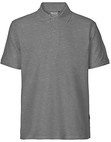 Neutral - Herren Poloshirt 'Classic' / Dark Heather, 3XL