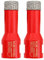 SHDIATOOL Broca de Diamante 2PC 16MM Vacío Soldadura para Perforación en Seco Porcelana Azulejo Granito Mármol M14