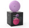 Maxgia 8cm Massage Ball, Elektrischer Massageball mit 5 Intensitäten für Muskeln, Triggerpunkte, Physiotherapie – Schaumstoffrolle für Rücken, Nacken, Fuß, Plantarfasziitis (Lila)