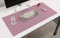Nodito Sous-main en cuir double face, buvard pour ordinateur portable, tapis de souris, écriture, dessin, tapis d'art et d'artisanat (43,2 x 88,9 cm, lilas)