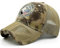 Loneshark Herren Camo Mesh Baseball Hut Amerikanische Flagge USA Adler Taktische Operator Patriotische Kappen US Army Militär OCP Ball Hüte, Amerikanische Adlerwüste, Einheitsgröße