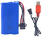 ZYGY 7.4V 1200mAh SM-4P Plug Batteria Ricaricabile con Cavo di Ricarica USB per EC08 RC Toy Car Modello Off-Road Auto Arrampicata Drifting Racing RC Barca Batteria