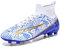 sudorun Scarpe da Calcio Uomo Bambino AG FG TF Turf Scarpe da Calcetto Unisex All'aperto Scarpe da Allenamento Teenager Training Scarpe (DW,1101 FG Bai_37)