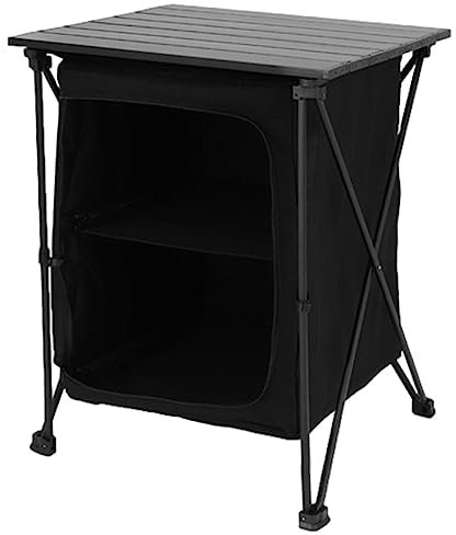 Campingschrank Schwarz Camping Küchenschrank Campingtisch mit
