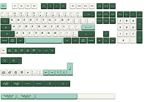 GMK Keycaps Christol Botanical Keycap PBT XDA Profile Japanese DyeSubbed Keycaps ForGK61 GMMK PRO 7u Keycaps Puller Kit