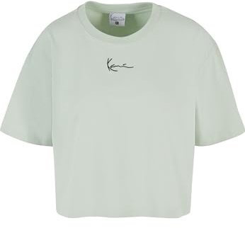 Karl Kani Damen KW-TE051-105-06 Small Signature Essential Crop Tee Light