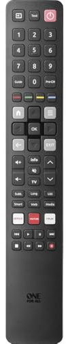 One For All URC4922 Thomson TV Télécommande Noir