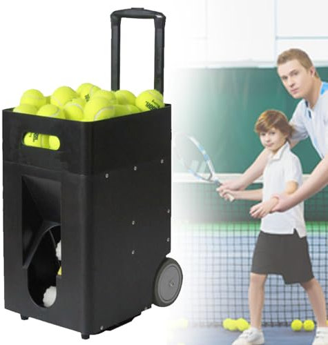 TBANVOO Macchina per Palline da Tennis, Controllata da Dispositivo Mobile, Risolve L'Alimentazione Incoerente, di Livello Professionale, Progettata per Il Miglioramento delle Abilità