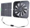 Zunate Solar Abluftventilator, Monokristallines Silizium, 100 W, Solar Dachbodenventilator, Solarbetriebener Dach Abluftventilator, 13,5 Zoll Solar Ventilator für Draußen, Schuppen,