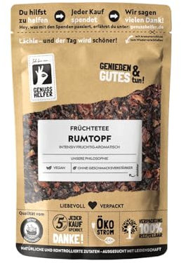 Bremer Gewürzhandel Rumtopf Tee, lose, Früchtetee ohne Alkohol, Wintertee, Punsch, Eistee 3 x 100 g