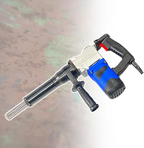 YXFAZPP Paint Remover Machine,with Bold Spring Electric Needle Scaler,for Rust Removal on Uneven Surfaces,Motor Power: 1100W